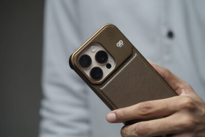 Vegan Leather Case With Titanium Frame