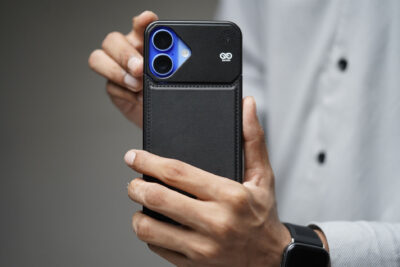 Vegan Leather Case With Titanium Frame