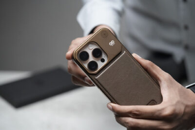 Vegan Leather Case With Titanium Frame