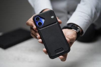 Vegan Leather Case With Titanium Frame