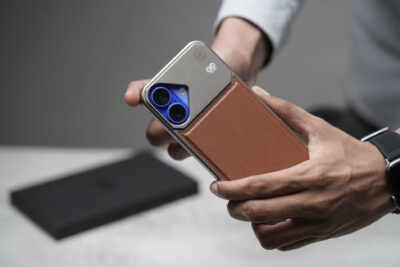 Vegan Leather Case With Titanium Frame