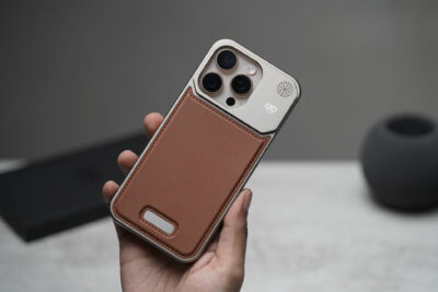 Vegan Leather Case With Titanium Frame