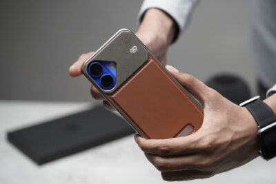Vegan Leather Case With Titanium Frame