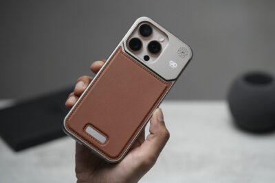 Vegan Leather Case With Titanium Frame