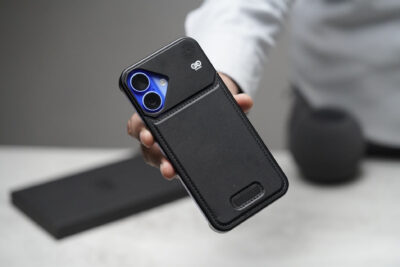 Vegan Leather Case With Titanium Frame