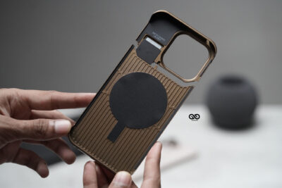 Vegan Leather Case With Titanium Frame