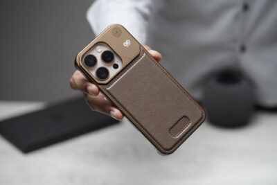 Vegan Leather Case With Titanium Frame