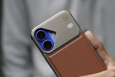 Vegan Leather Case With Titanium Frame