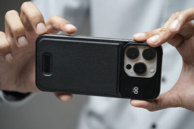Vegan Leather Case With Titanium Frame