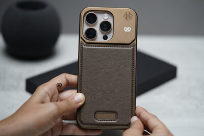 Vegan Leather Case With Titanium Frame