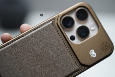 Vegan Leather Case With Titanium Frame