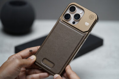 Vegan Leather Case With Titanium Frame