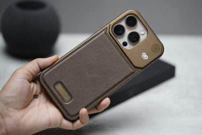 Vegan Leather Case With Titanium Frame