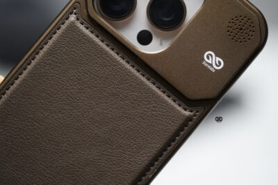 Vegan Leather Case With Titanium Frame