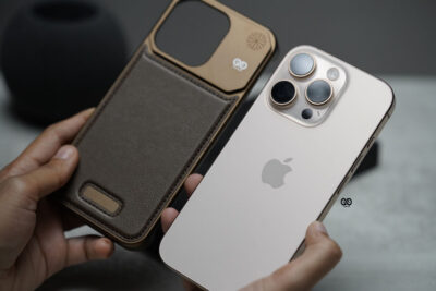 Vegan Leather Case With Titanium Frame