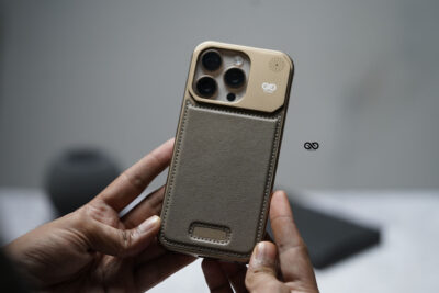 Vegan Leather Case With Titanium Frame