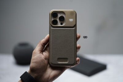 Vegan Leather Case With Titanium Frame