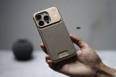 Vegan Leather Case With Titanium Frame