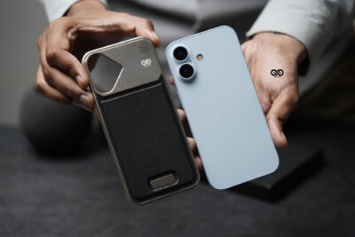 Vegan Leather Case With Titanium Frame