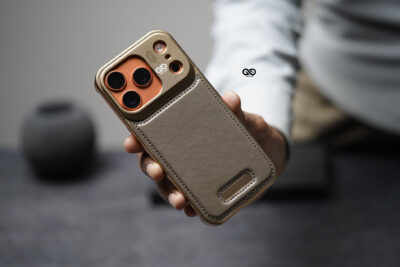 Vegan Leather Case With Titanium Frame