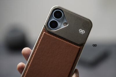 Vegan Leather Case With Titanium Frame