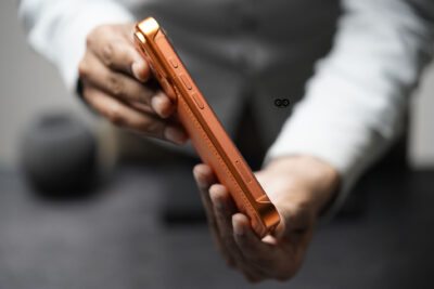 Vegan Leather Case With Titanium Frame