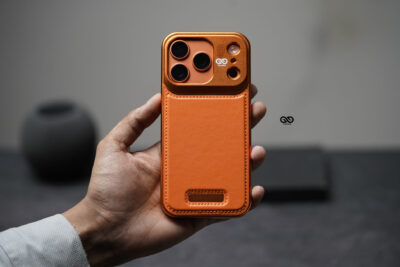 Vegan Leather Case With Titanium Frame