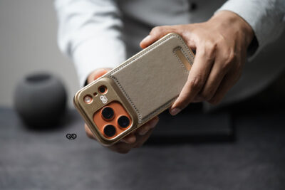 Vegan Leather Case With Titanium Frame