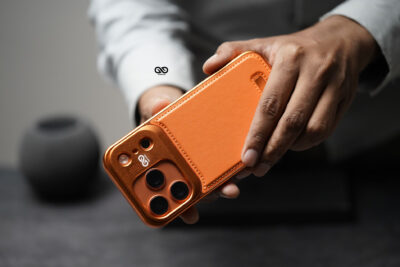 Vegan Leather Case With Titanium Frame