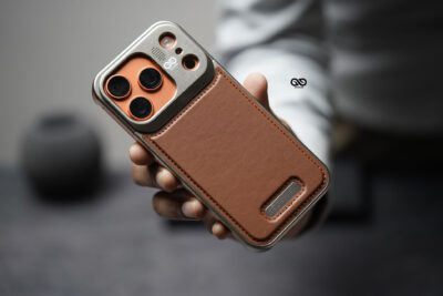 Vegan Leather Case With Titanium Frame