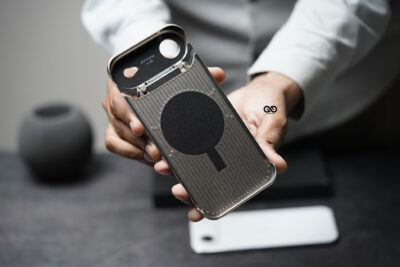 Vegan Leather Case With Titanium Frame