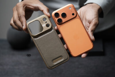 Vegan Leather Case With Titanium Frame