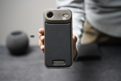 Vegan Leather Case With Titanium Frame