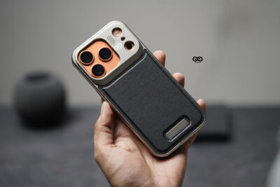 Vegan Leather Case With Titanium Frame