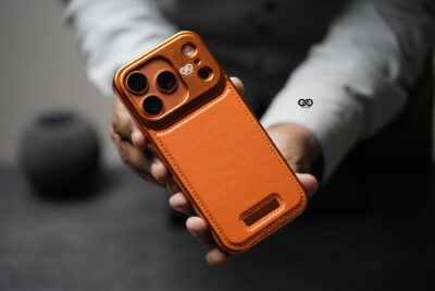 Vegan Leather Case With Titanium Frame