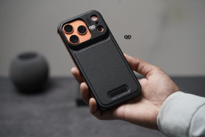 Vegan Leather Case With Titanium Frame