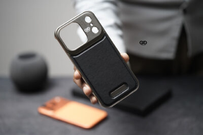 Vegan Leather Case With Titanium Frame