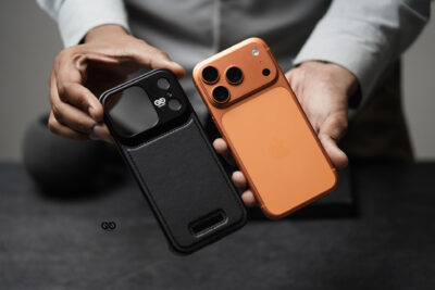 Vegan Leather Case With Titanium Frame