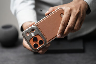 Vegan Leather Case With Titanium Frame