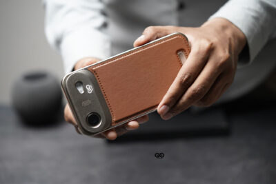 Vegan Leather Case With Titanium Frame