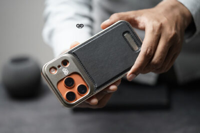 Vegan Leather Case With Titanium Frame