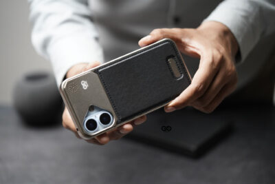 Vegan Leather Case With Titanium Frame