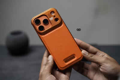 Vegan Leather Case With Titanium Frame