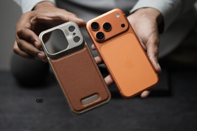 Vegan Leather Case With Titanium Frame