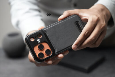 Vegan Leather Case With Titanium Frame
