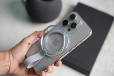 Silver/Grey Rotatable Magnetic Kickstand Ring Holder Magsafe Compatible