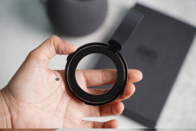 Black Rotatable Magnetic Kickstand Ring Holder Magsafe Compatible