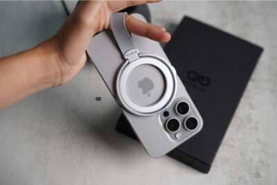 Silver/Grey Rotatable Magnetic Kickstand Ring Holder Magsafe Compatible