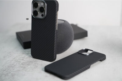 Magsafe Real Aramid Carbon Fiber Case With Open Side For iPhone 15/15 Pro