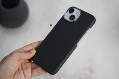 Magsafe Real Aramid Carbon Fiber Case With Open Side For iPhone 15/15 Pro